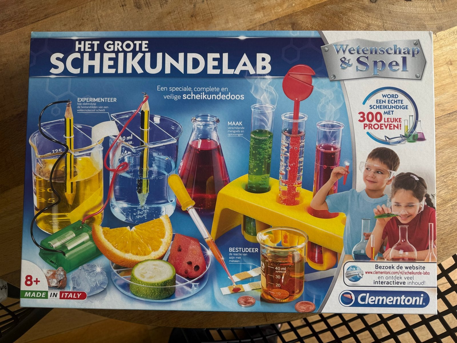 Clementoni Het Grote Scheikundelab - Meer dan 300 Experiment, Kinderen en Baby's, Speelgoed | Educatief en Creatief, Ophalen of Verzenden