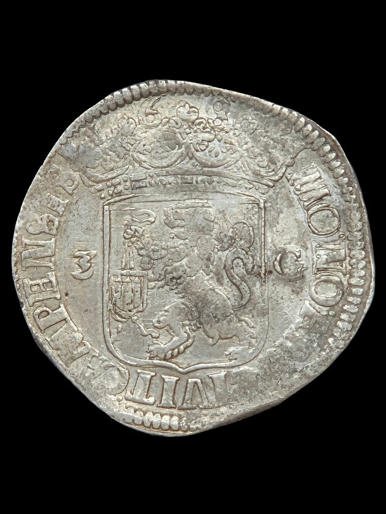 3 Gulden Kampen 1682  Provenciaal! // Erg Zeldaam!, Postzegels en Munten, Munten | Nederland, Vóór koninkrijk, Zilver, Losse munt