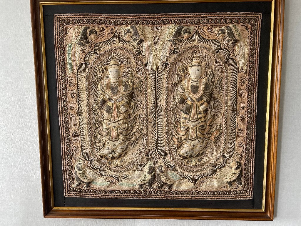 Wandkleed uit Cambodja, Ophalen, Wanddecoratie, Textiel, 98 cm