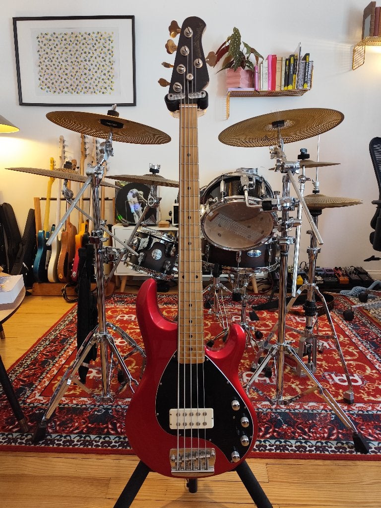 Music Man StingRay 5 H - 2004 Limited Edition + koffer, Ophalen of Verzenden, Gebruikt, Elektrisch, 5-snarig