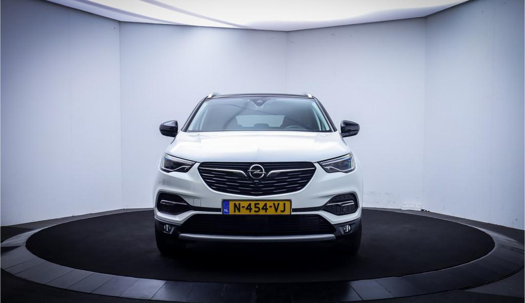 Opel Grandland X 1.6T 300Pk Hybrid4 Innovation FULL LED | AC, Auto's, Opel, 77 km/l, 4 cilinders, Leder en Stof, Wit