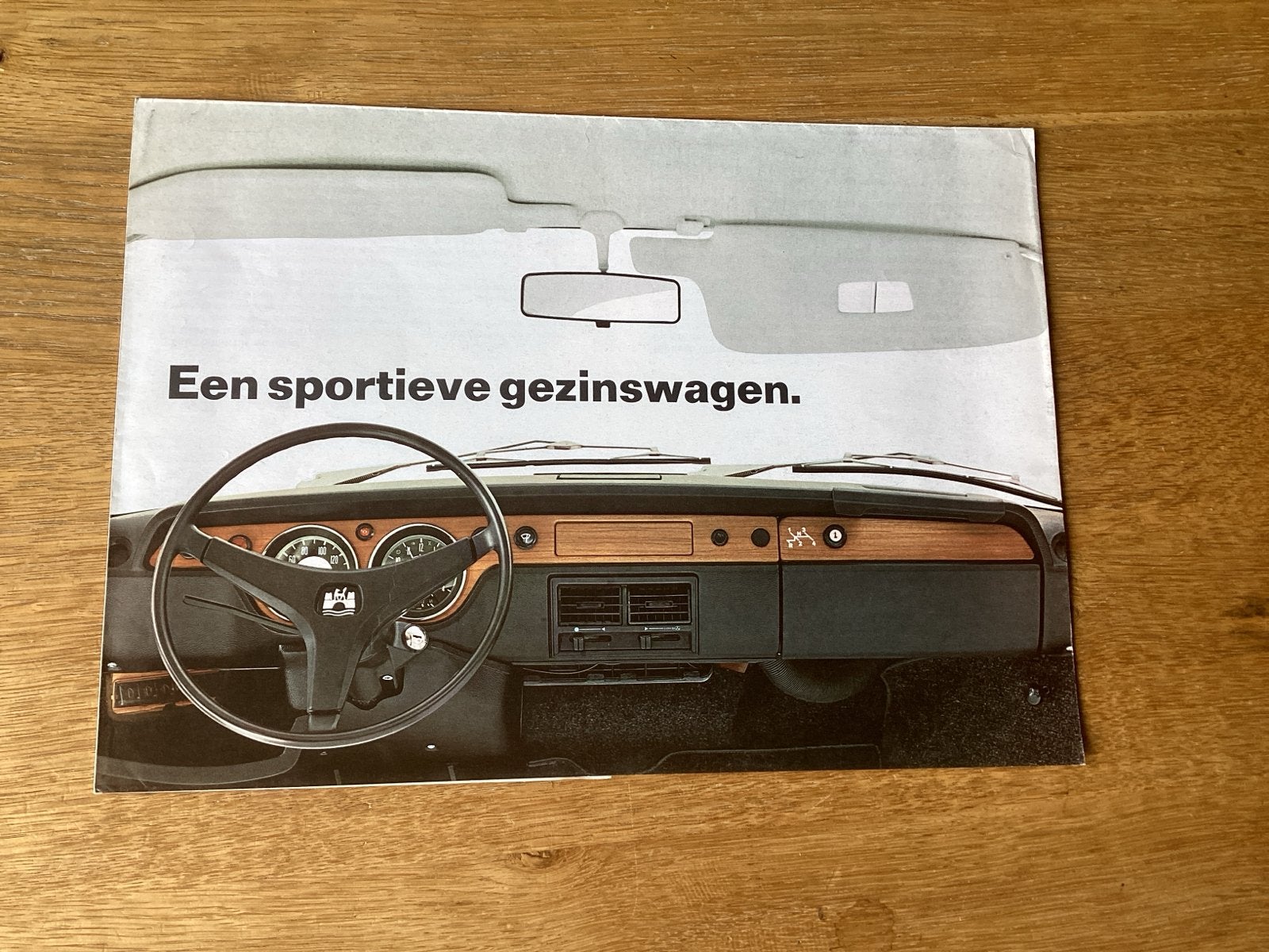 Originele VW 411 brochure uit augustus 1968, Ophalen of Verzenden, Gelezen, Volkswagen