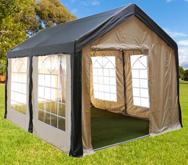 Orange nette prof partytent 4x4 .Compleet incl grondframe ., Ophalen, Opvouwbaar, Partytent, Zo goed als nieuw