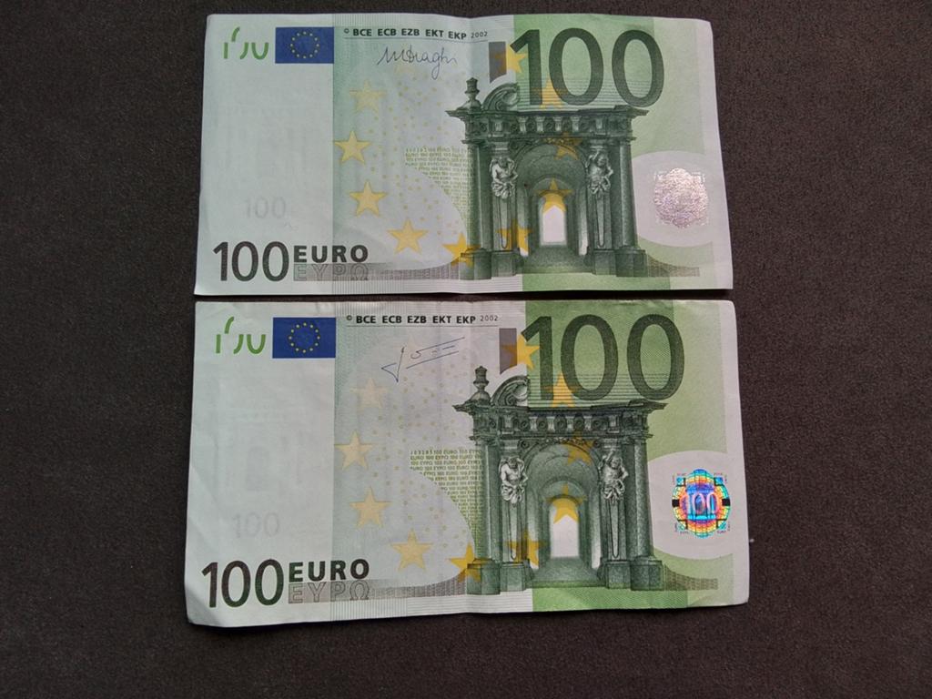 100 eurobiljet duitsland 2002 mooi eurobiljet en meer biljet, Postzegels en Munten, Bankbiljetten | Europa | Eurobiljetten, Ophalen