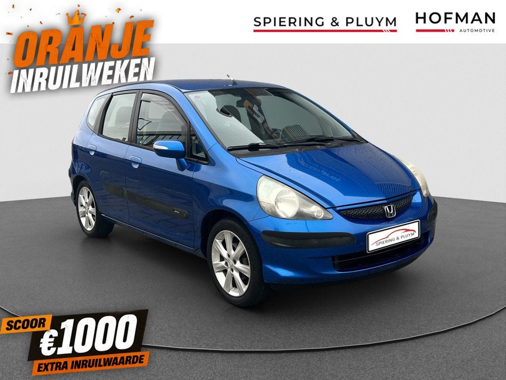 Honda Jazz 1.4 LS | Climate | Trekhaak | (bj 2005), Auto's, Honda, Voorwielaandrijving, 83 pk, 450 kg, 4 cilinders