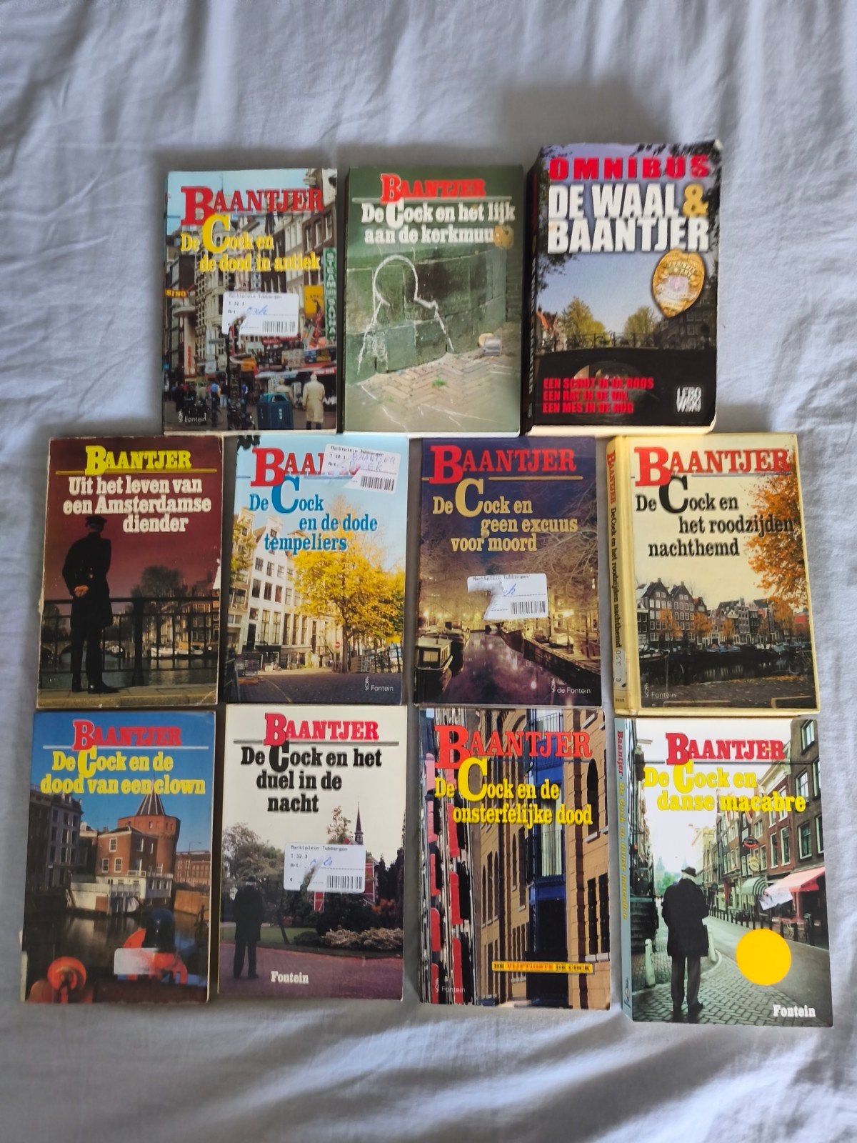 Baantjer boeken collectie - 10 delen, Ophalen of Verzenden, Gelezen
