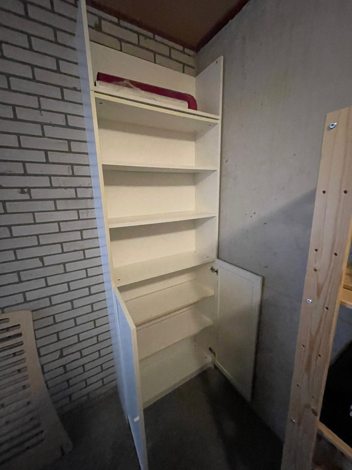 Billy boekenkast met deuren en opzetstuk, Ophalen, Gebruikt, 200 cm of meer, 50 tot 100 cm