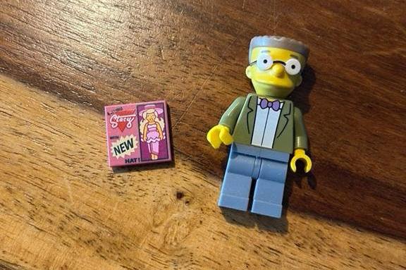 Lego Waylon Smithers, The Simpsons, Ophalen of Verzenden, Zo goed als nieuw