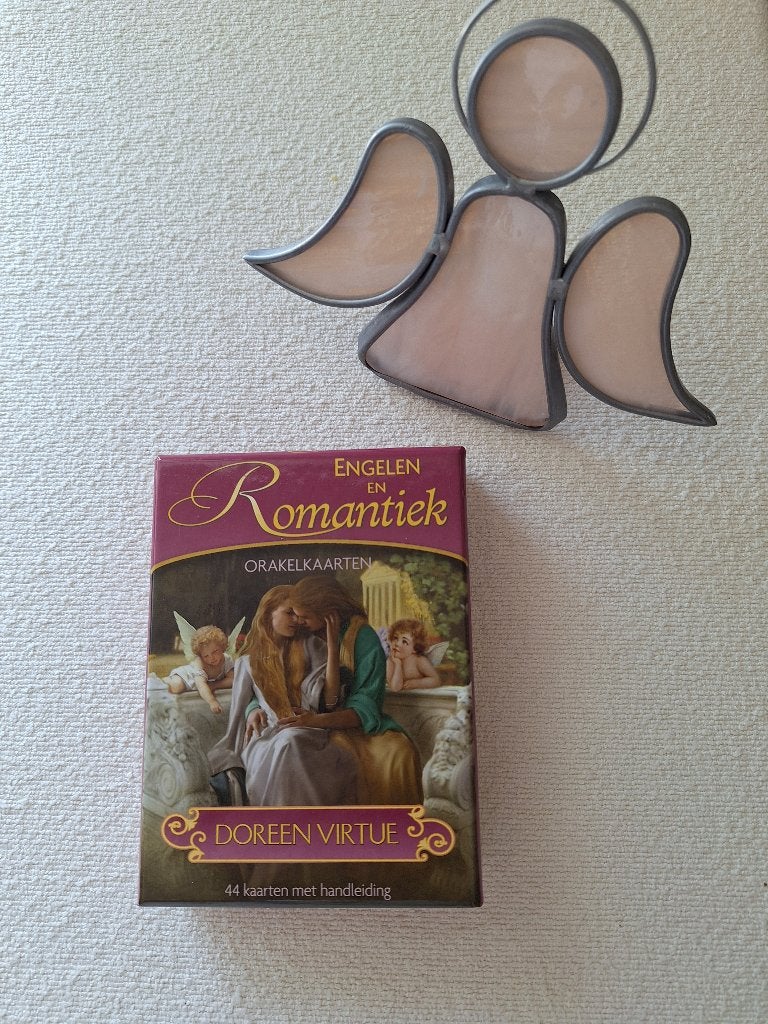 Engelen en romantiek Doreen Virtue, Ophalen of Verzenden, Zo goed als nieuw, Tarot of Kaarten leggen, Overige typen
