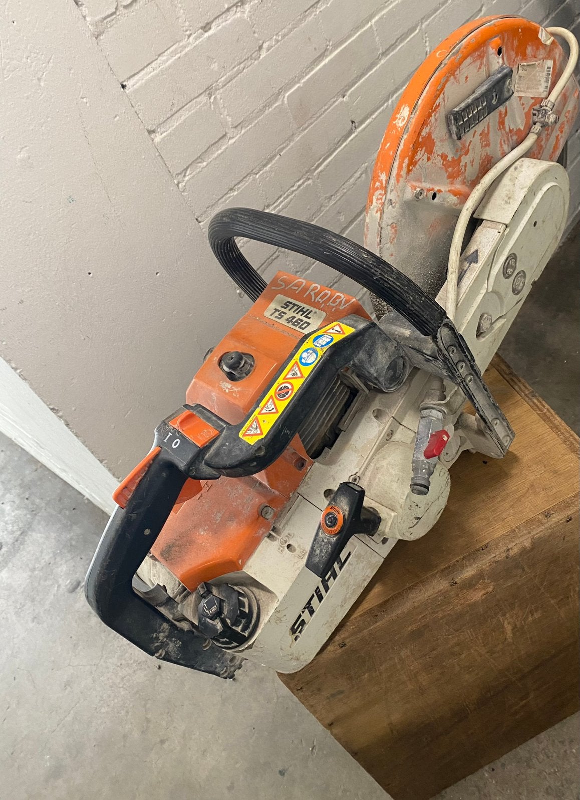 Stihl bandzaag, Doe-het-zelf en Verbouw, Ophalen, Gebruikt, Overige typen, 30 tot 70 mm