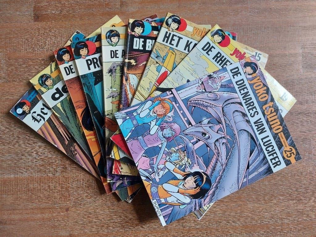 Te koop Yoko Tsuno 9 delen, Boeken, Stripboeken, Meerdere stripboeken, Ophalen of Verzenden, Gelezen
