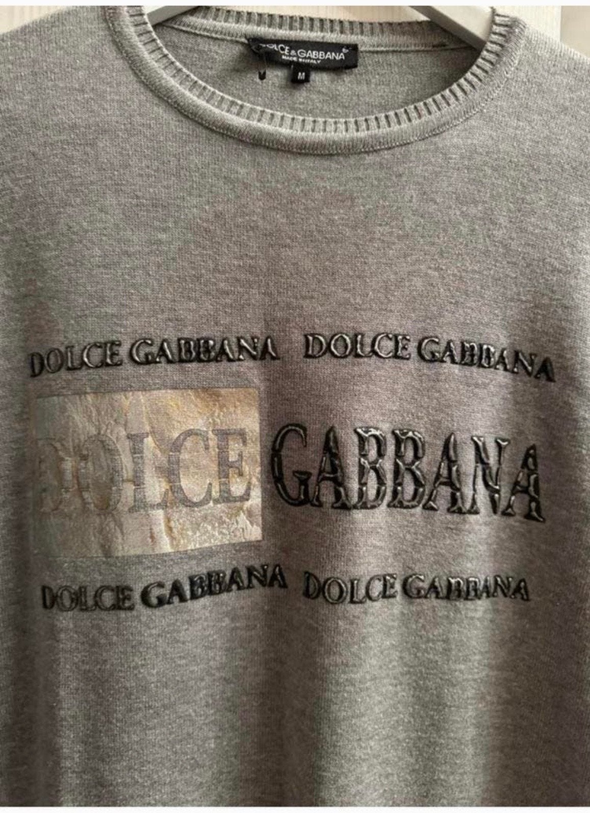 Dolce & Gabbana trui grijs maat M, Ophalen of Verzenden, Zo goed als nieuw, Maat 48/50 (M), Grijs