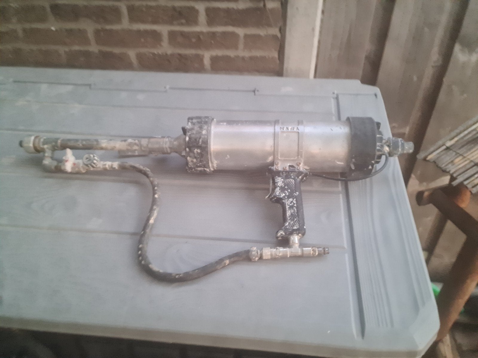 Hama spackspuit reparatie pistool compleet, Ophalen of Verzenden, Gebruikt, Verfspuit of Verfpomp
