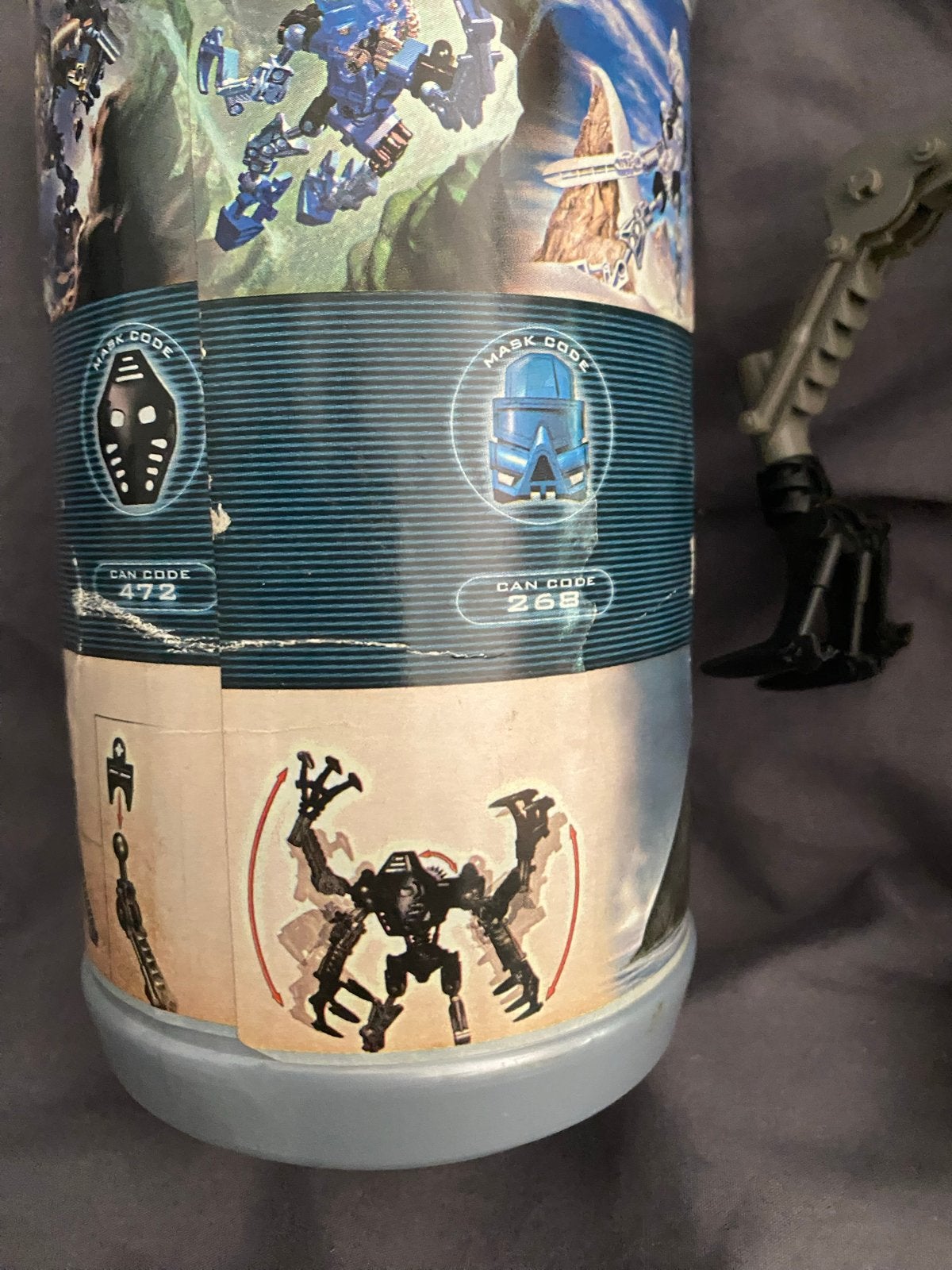 Bionicle Bohrok-Kal Nuhvok-Kal met bus en instructies, Ophalen of Verzenden, Gebruikt, Overige merken