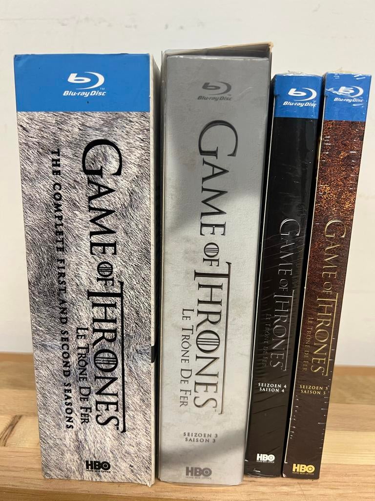 Game of Thrones - Seizoen 1 t/m 5 Blu-ray set, Vanaf 16 jaar, Ophalen of Verzenden, Zo goed als nieuw, Science Fiction en Fantasy
