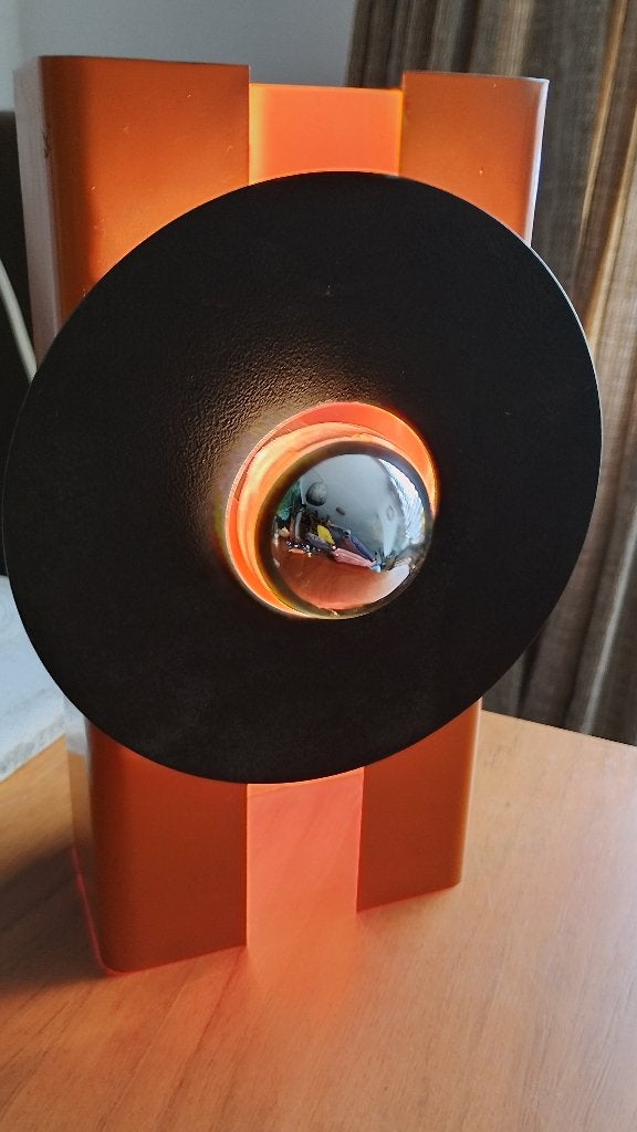 Vintage orange Cube space ace wandlamp jaren 70, Ophalen of Verzenden