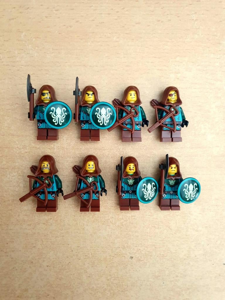 Lego Castle Medieval Kraken Knights Ridders Minifiguren, Kinderen en Baby's, Speelgoed | Duplo en Lego, Verzenden, Lego