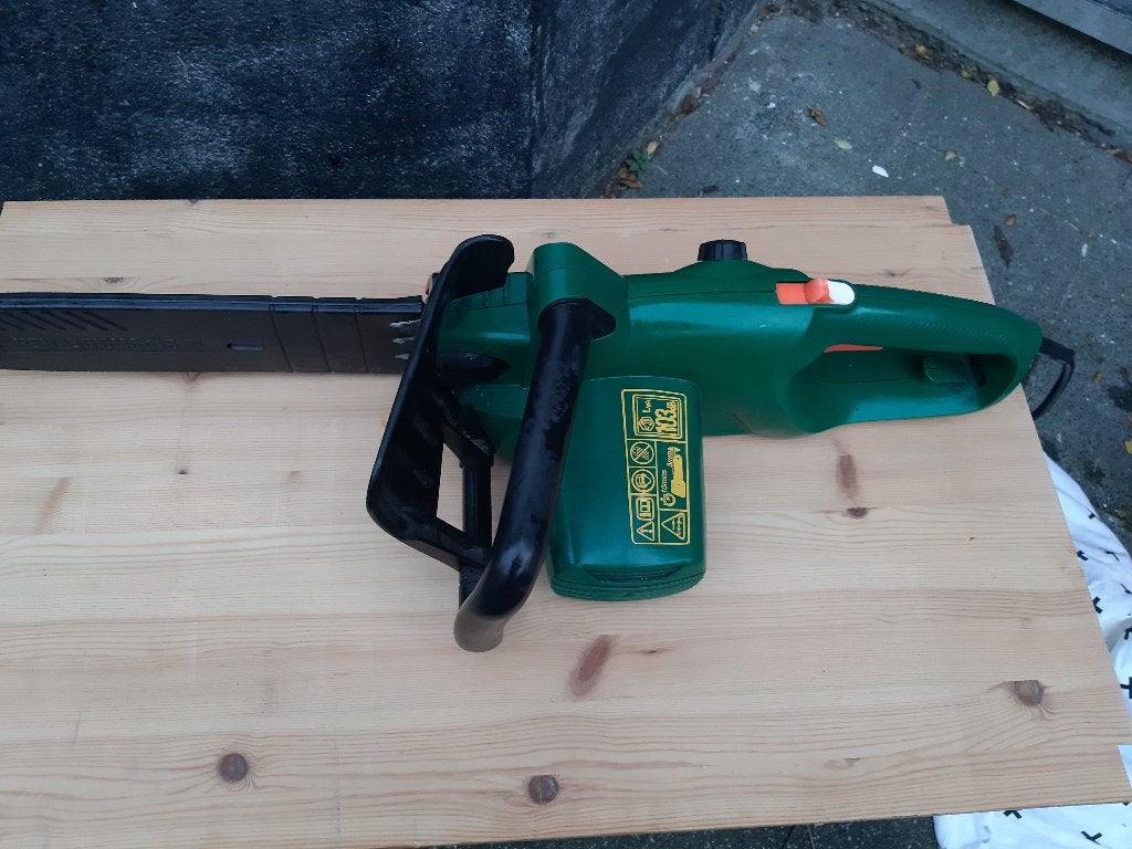 Black en Decker elektrische ketting Zaag, GK 1635T, vintage, Ophalen, Gebruikt, Kettingzaag, Black & Decker