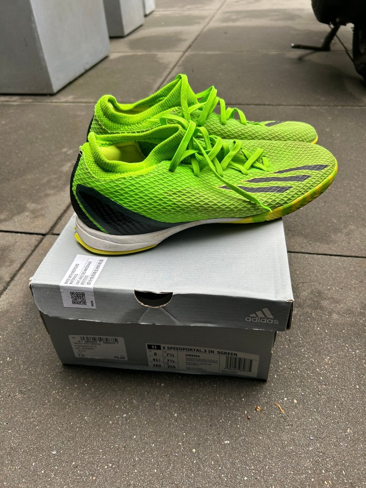 Adidas x speedportal 3 sportschoenen zaal of gym schoenen, Maat XS of kleiner, Ophalen of Verzenden, Zo goed als nieuw, Schoenen