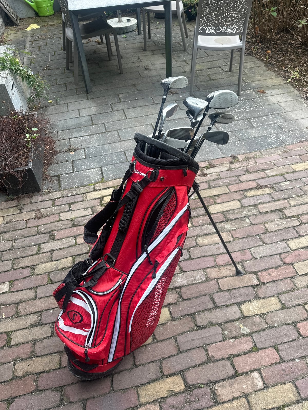 Teab: Golfset (incompleet, zie omschrijving) mer tas, Ophalen, Gebruikt, Tas, Overige merken