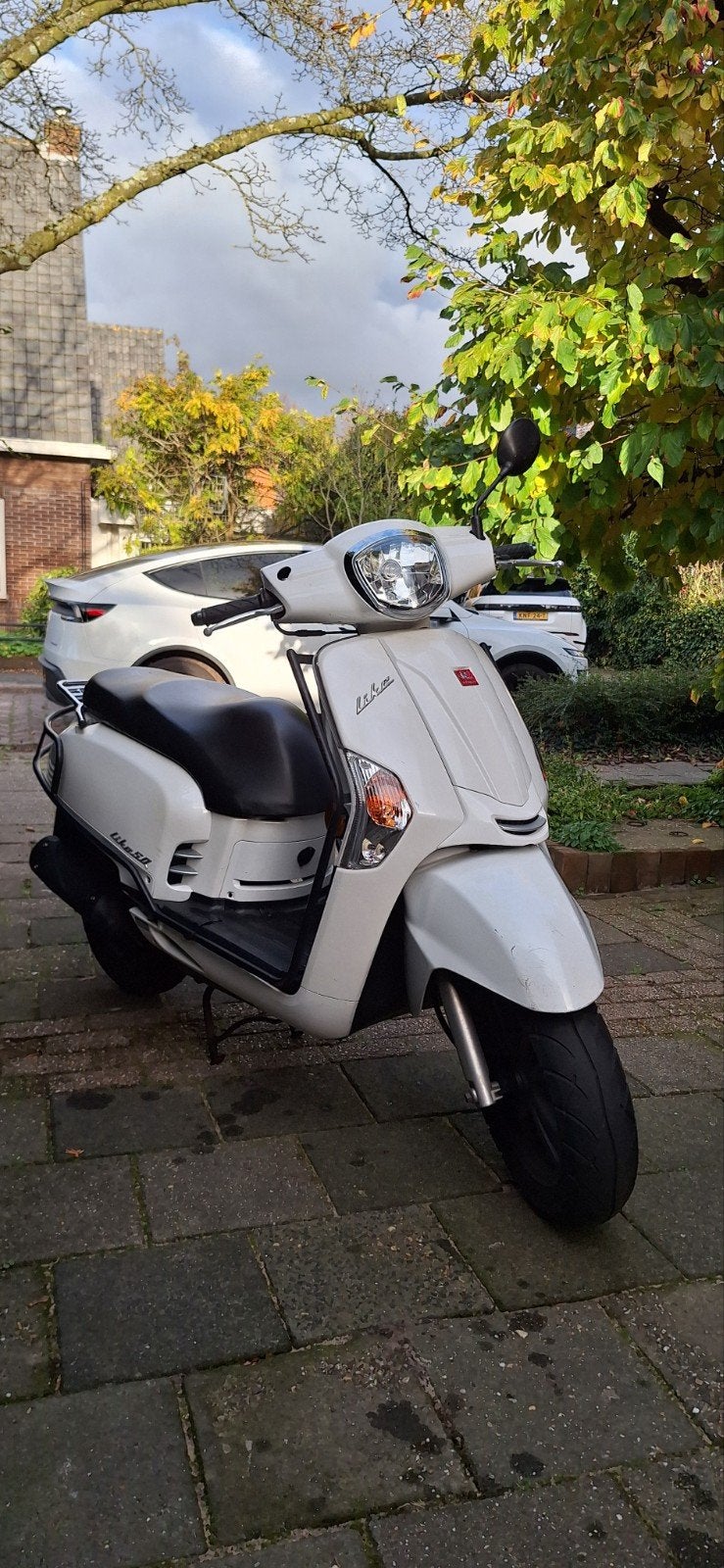 Kymco Like 50cc scooter geel kenteken | brommer bromscooter, Ophalen, Gebruikt, Maximaal 45 km/u, 49 cc