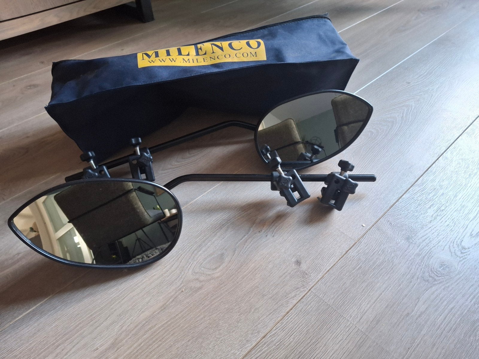 Caravan spiegels Milenco, Ophalen, Zo goed als nieuw