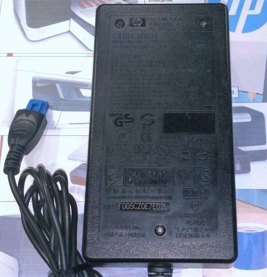 HP C8187-60034 32V 2.5A 80W Officejet 8000 Adapter 0957-2093, Computers en Software, Ophalen of Verzenden, Zo goed als nieuw, Overige typen