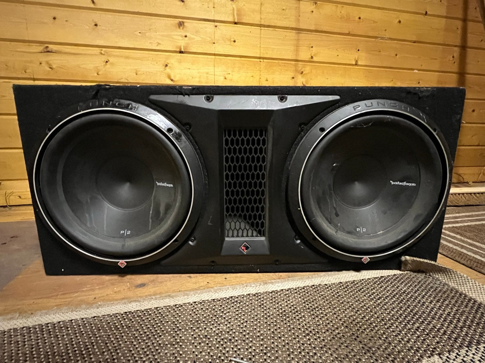 Rockford Fosgate P2-2X12 Subwoofer, Ophalen, Gebruikt