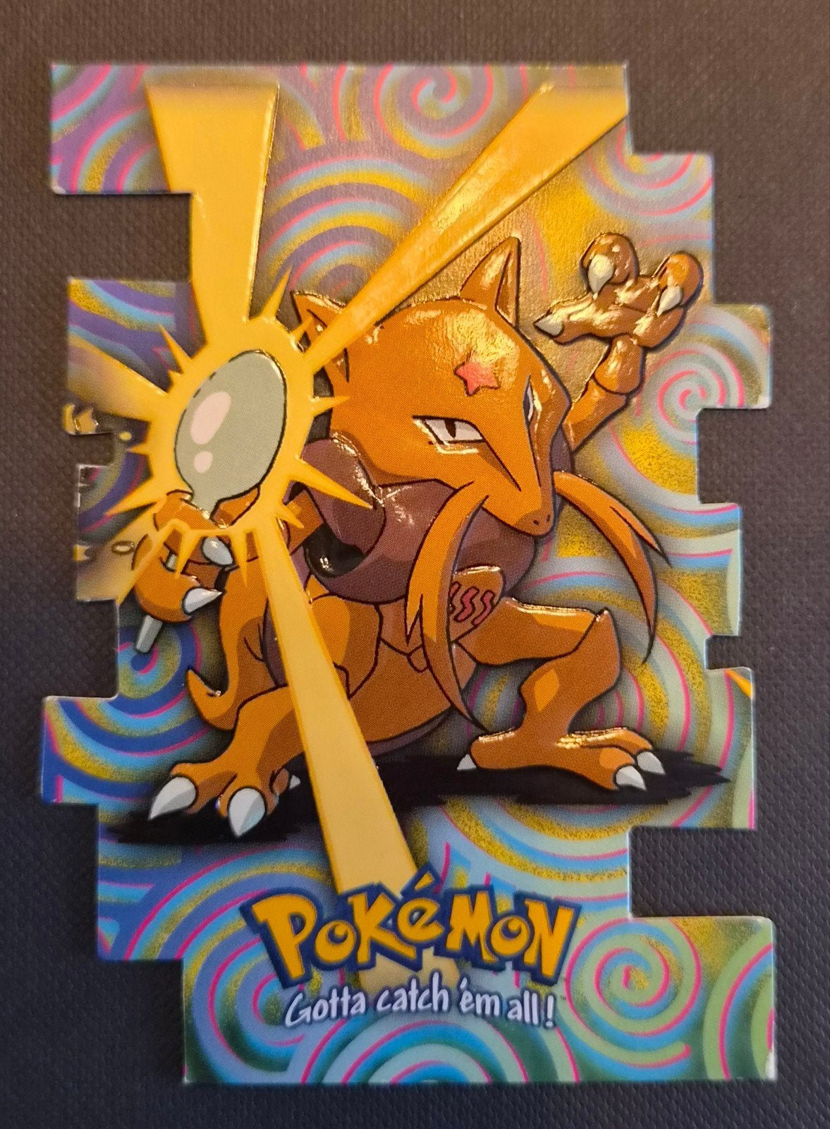 EV8 Kadabra Die-Cut Topps Pokemon Series 2 Tv Animation, Hobby en Vrije tijd, Verzamelkaartspellen | Pokémon, Ophalen of Verzenden