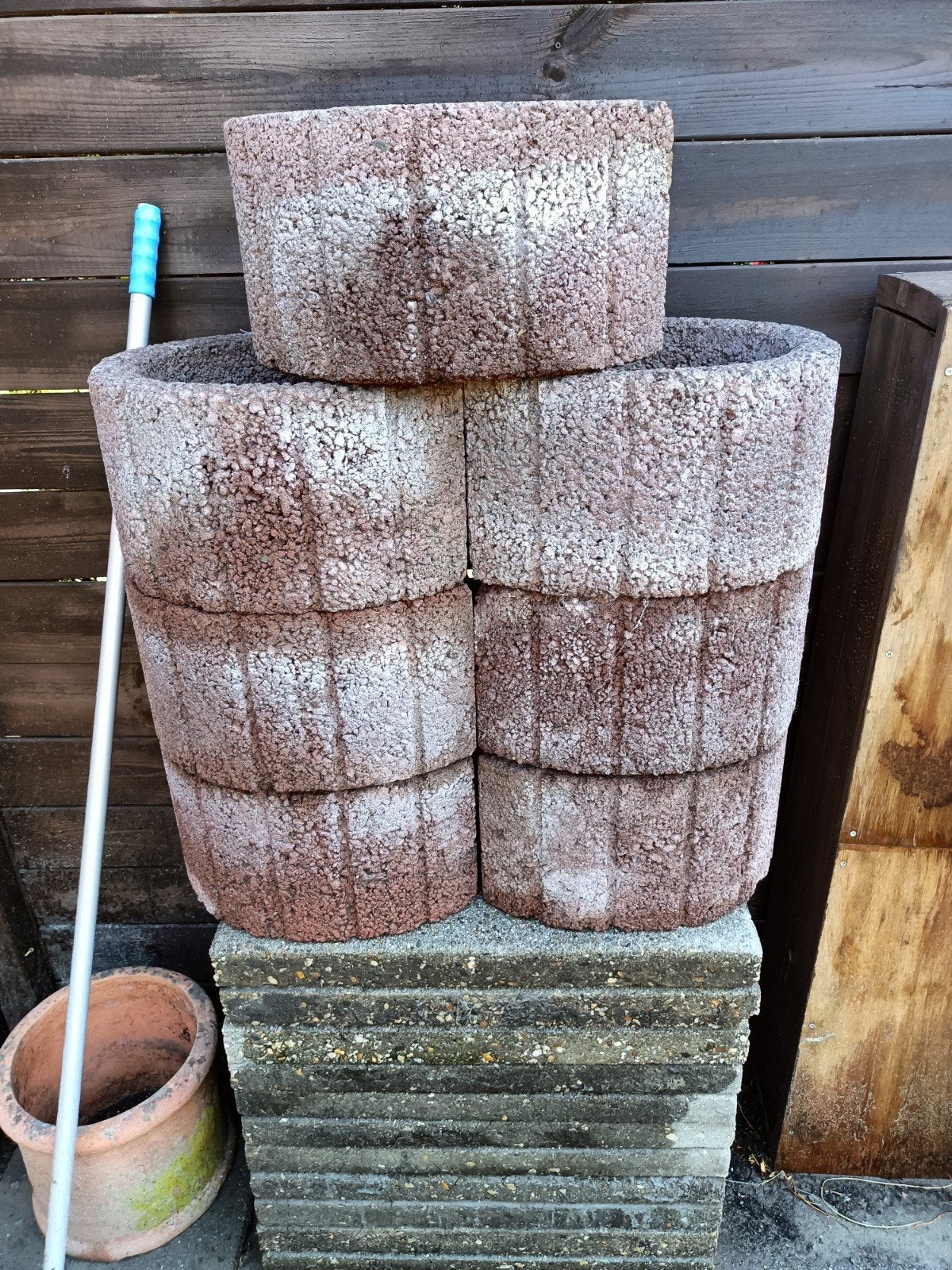 betonnen plantenbakken, Tuin en Terras, Verzenden, Rond