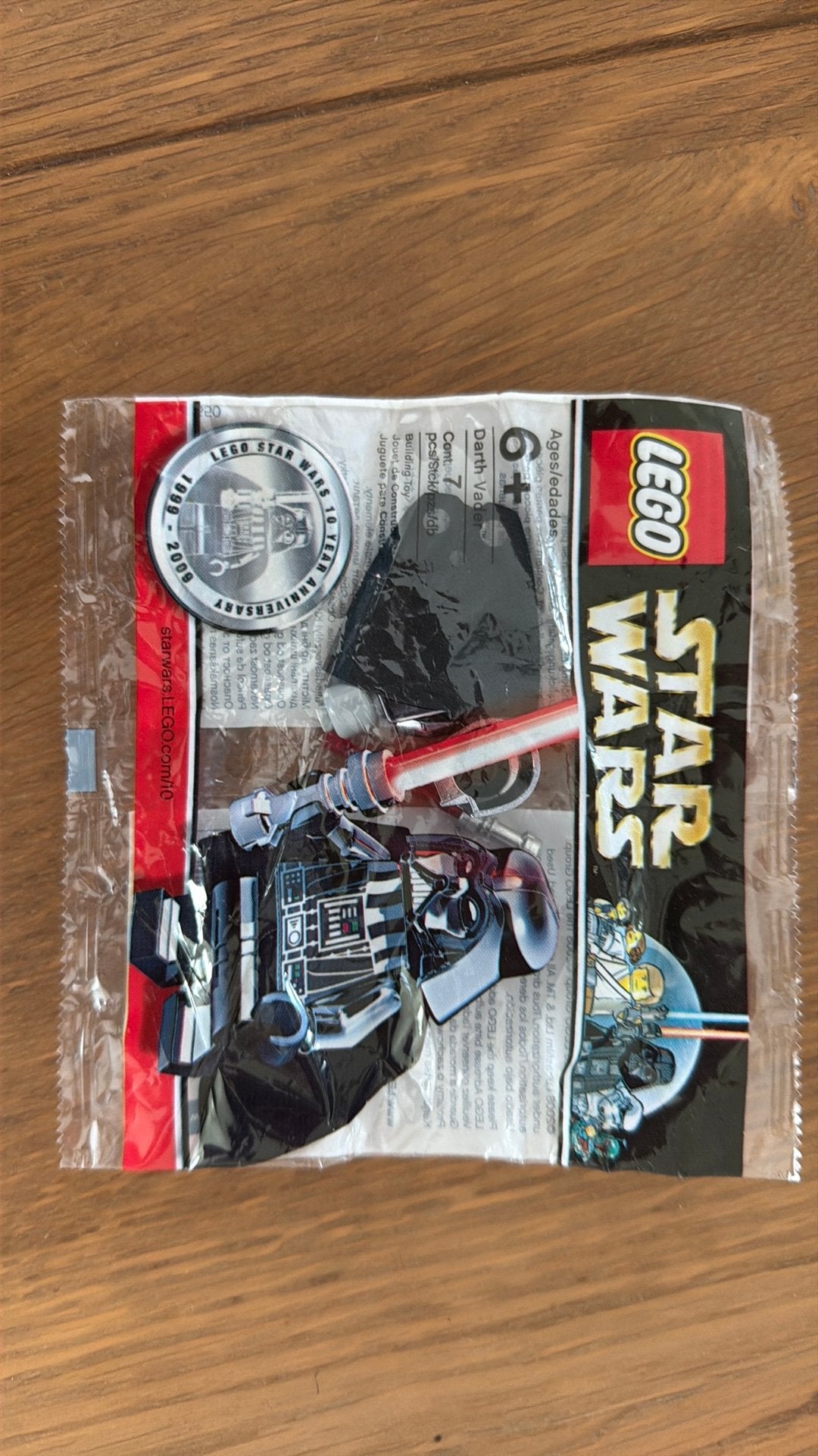 LEGO Star Wars Darth Vader 10 Jaar Jubileum Minifiguur, Inclusief minifiguren, Star Wars, Lego, Nieuw