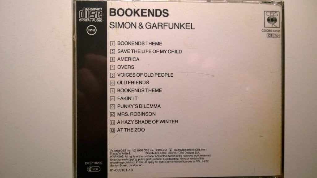 Simon & Garfunkel - Bookends, Ophalen of Verzenden, Zo goed als nieuw, Pop, Album