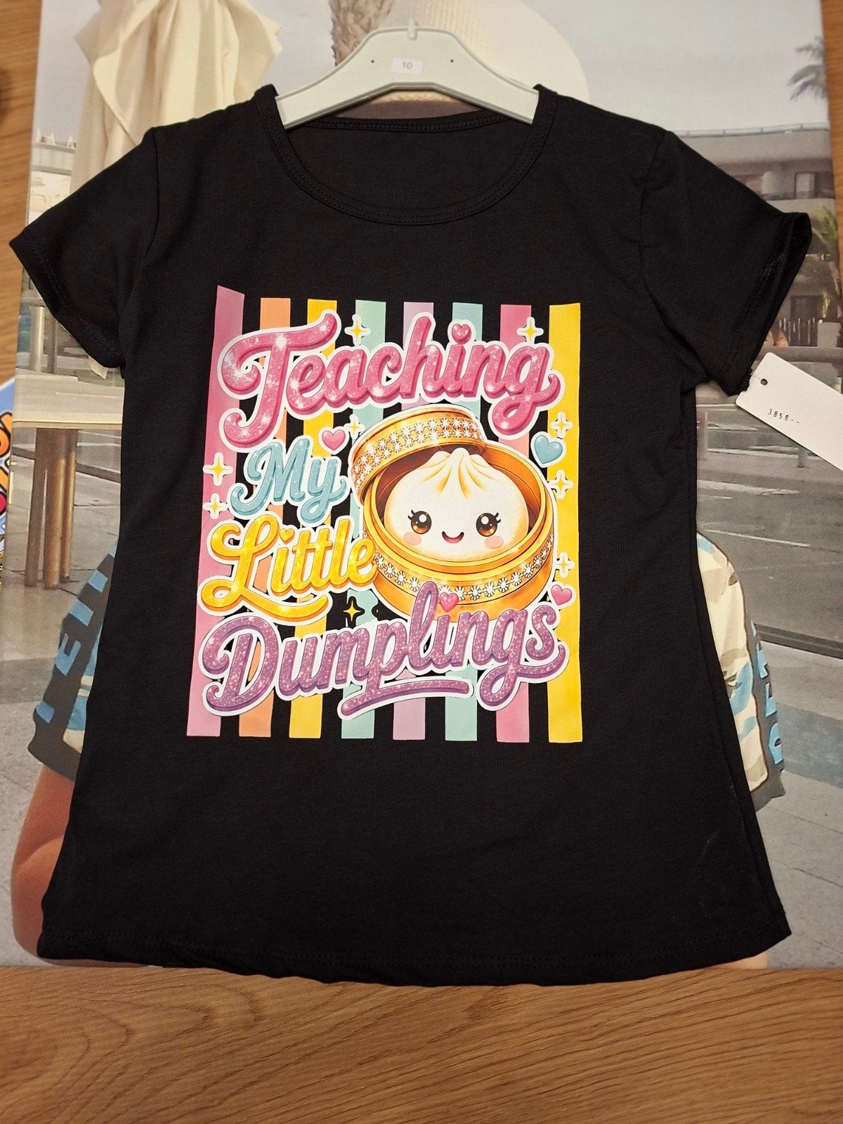 Restpartij T-shirt met 'Teaching My Little Dumplings' print, Ophalen of Verzenden, Nieuw, Onbekend, Jongen of Meisje