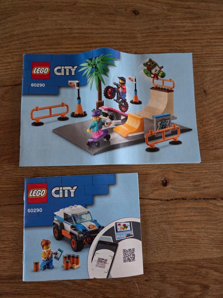 Lego City 60290 Skatepark - Compleet (zonder doos), Compleet, Lego, Ophalen of Verzenden, Complete set