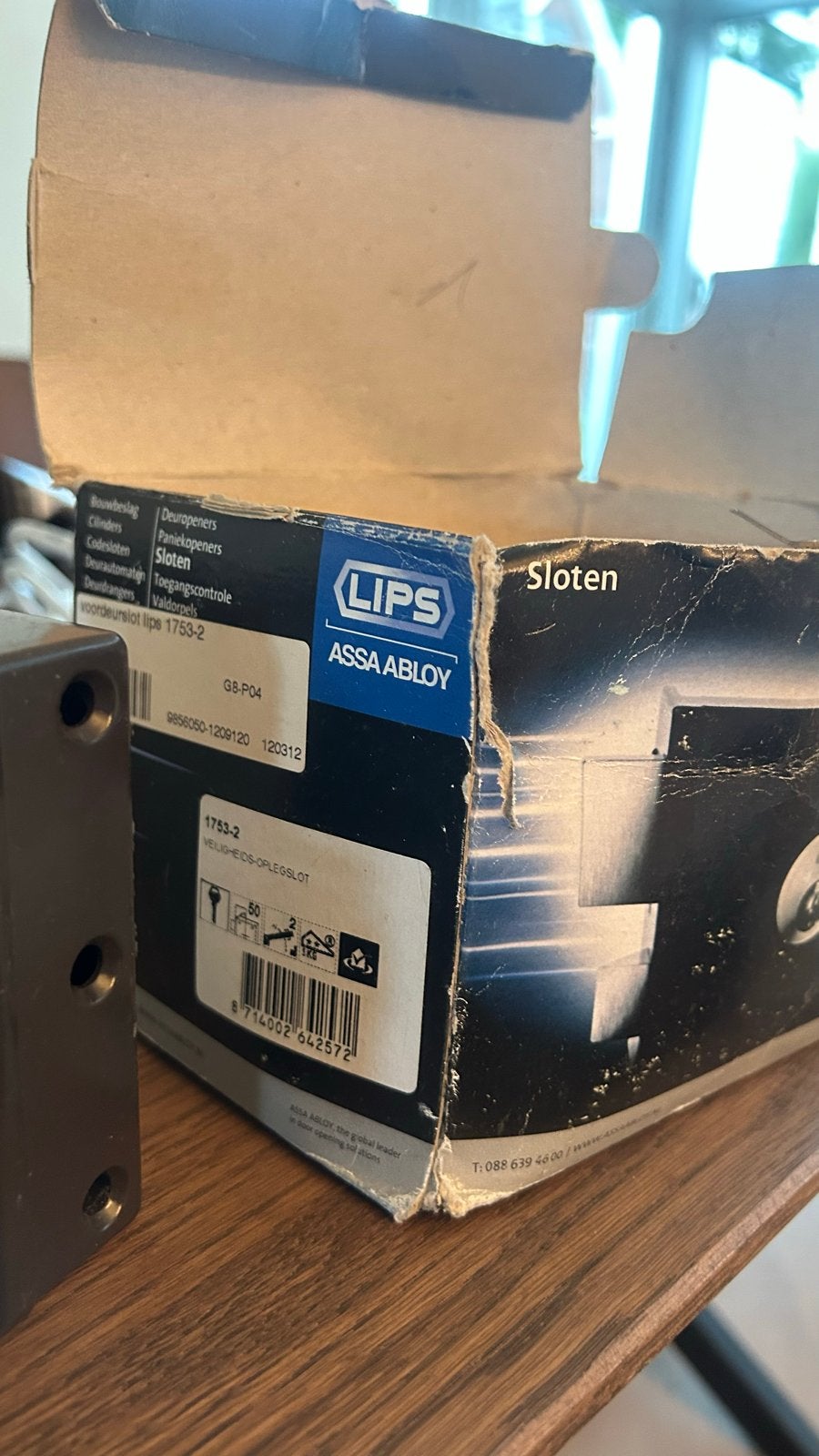 Lips slot inclusief 2 sleutels, Ophalen of Verzenden, Gebruikt, Overige materialen, Slot