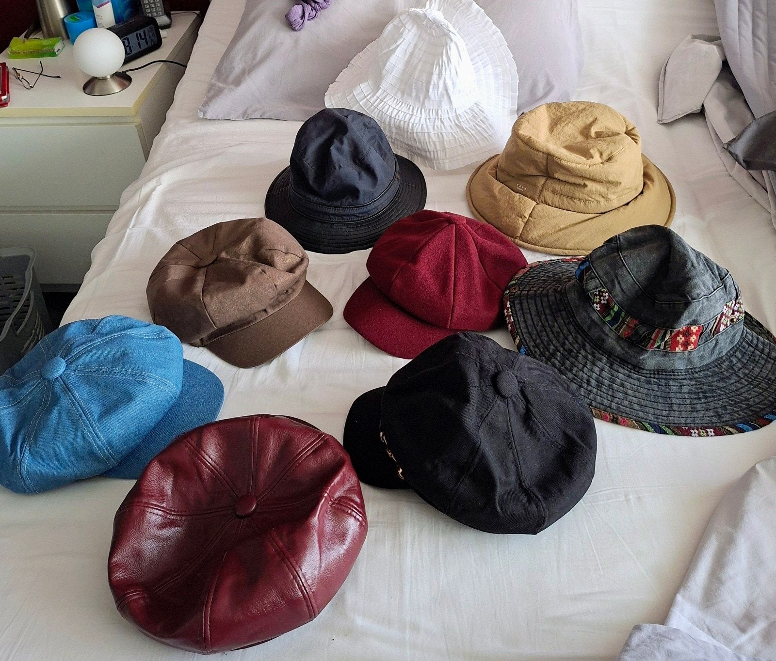 Diverse petten-baretten-hoeden- bucket- paperboy's ....NIEUW, Ophalen of Verzenden, Nieuw, One size fits all
