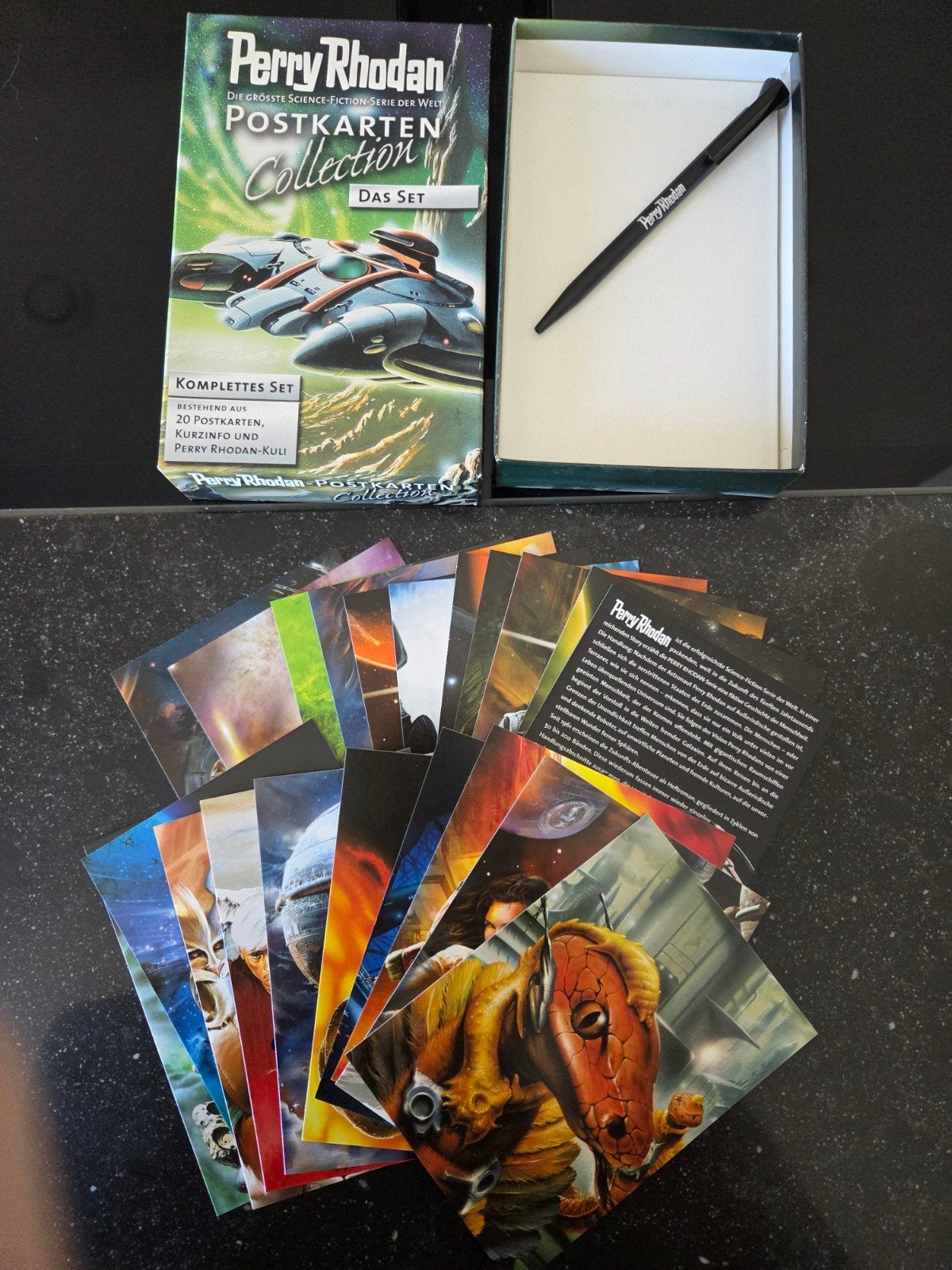 Perry Rhodan postkarten, Verzenden