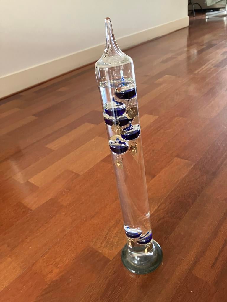 Galileo Thermometer - Decoratieve Binnenthermometer, Ophalen of Verzenden, Zo goed als nieuw, Binnenthermometer
