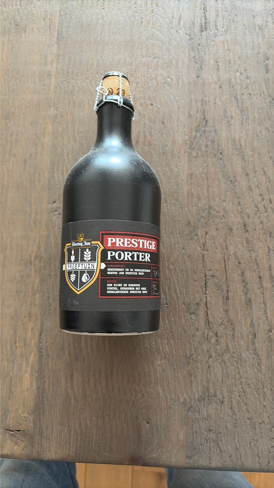 Hertog Jan Proeftuin “prestige porter”, Verzamelen, Biermerken, Verzenden, Zo goed als nieuw, Flesje(s), Hertog Jan