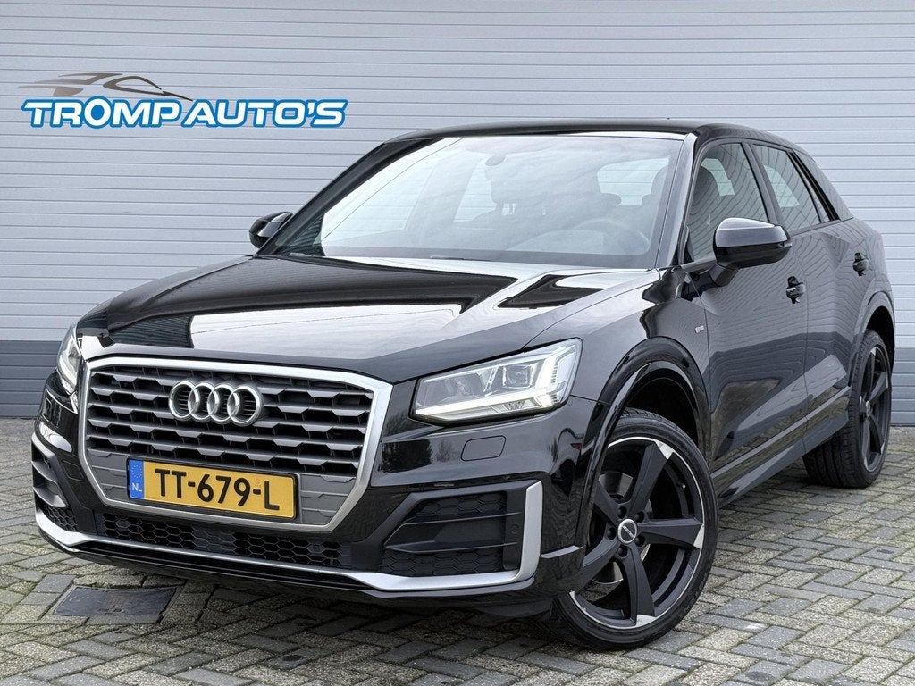 Audi Q2 30 TDI 2X S-LINE|AUTOMAAT|LED|NAVI|CRUISE|ORIG NL|, Auto's, 4 cilinders, Zwart, Origineel Nederlands, Bedrijf