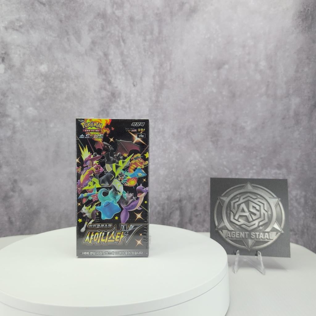 Pokémon Shiny Star V S4a Sealed Booster Box Korean #115, Ophalen of Verzenden, Nieuw, Boosterbox, Foil