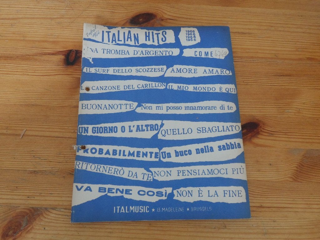 Italian hits, Gebruikt, Gitaar, Ophalen of Verzenden, Artiest of Componist