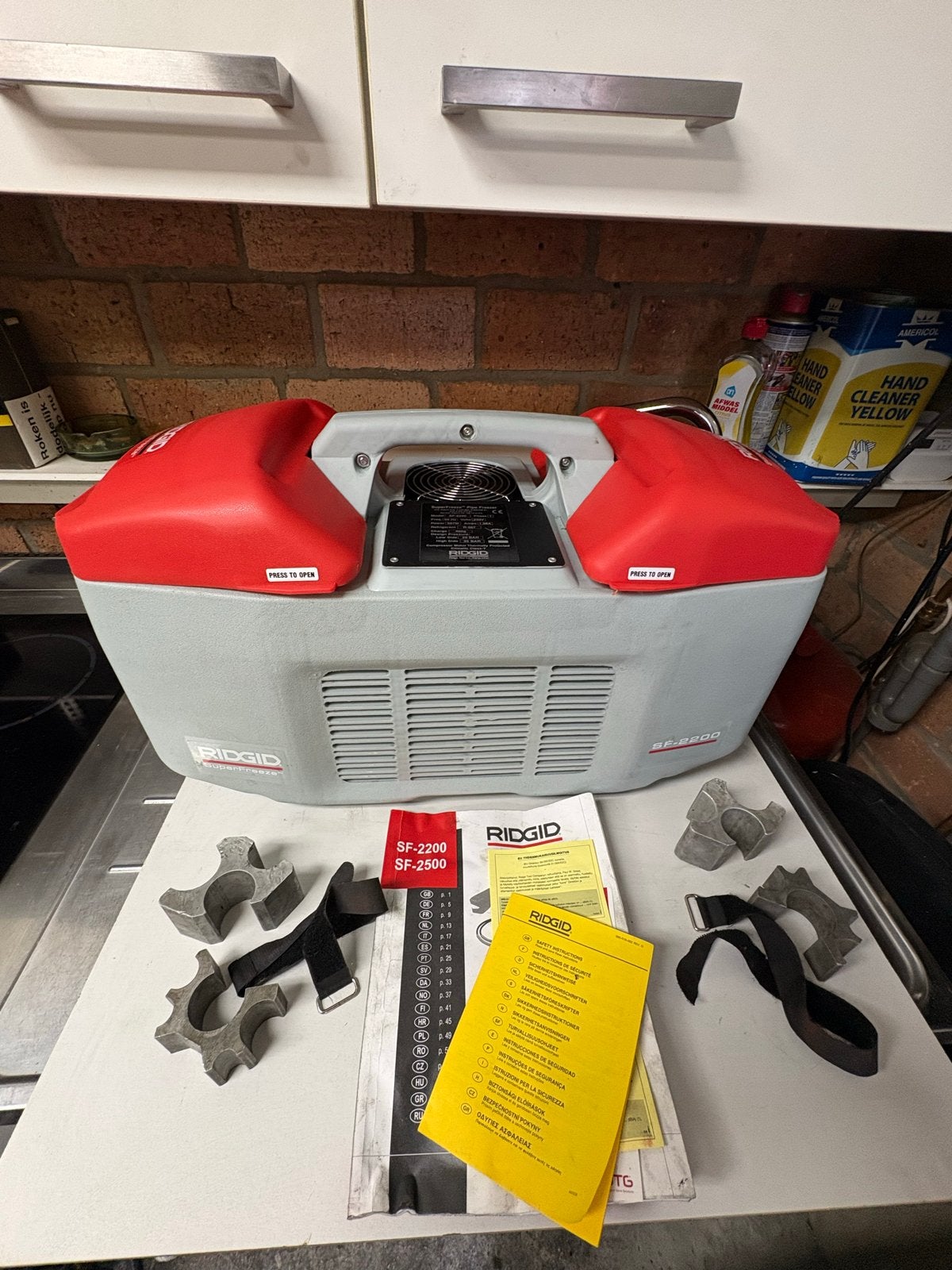 RIDGID SuperFreeze SF-2500 pijpbevriezer, Ophalen of Verzenden, Gebruikt