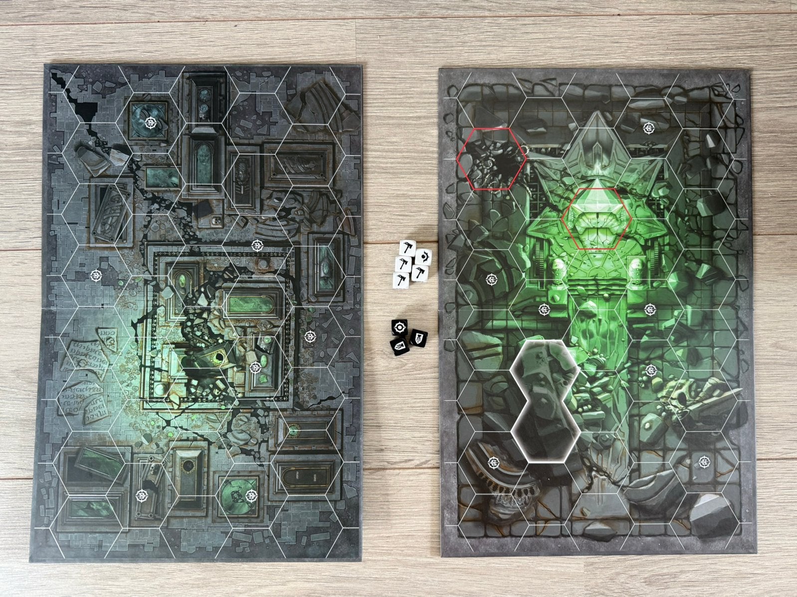 Warhammer Underworlds boards + dice, Hobby en Vrije tijd, Wargaming, Ophalen of Verzenden, Warhammer