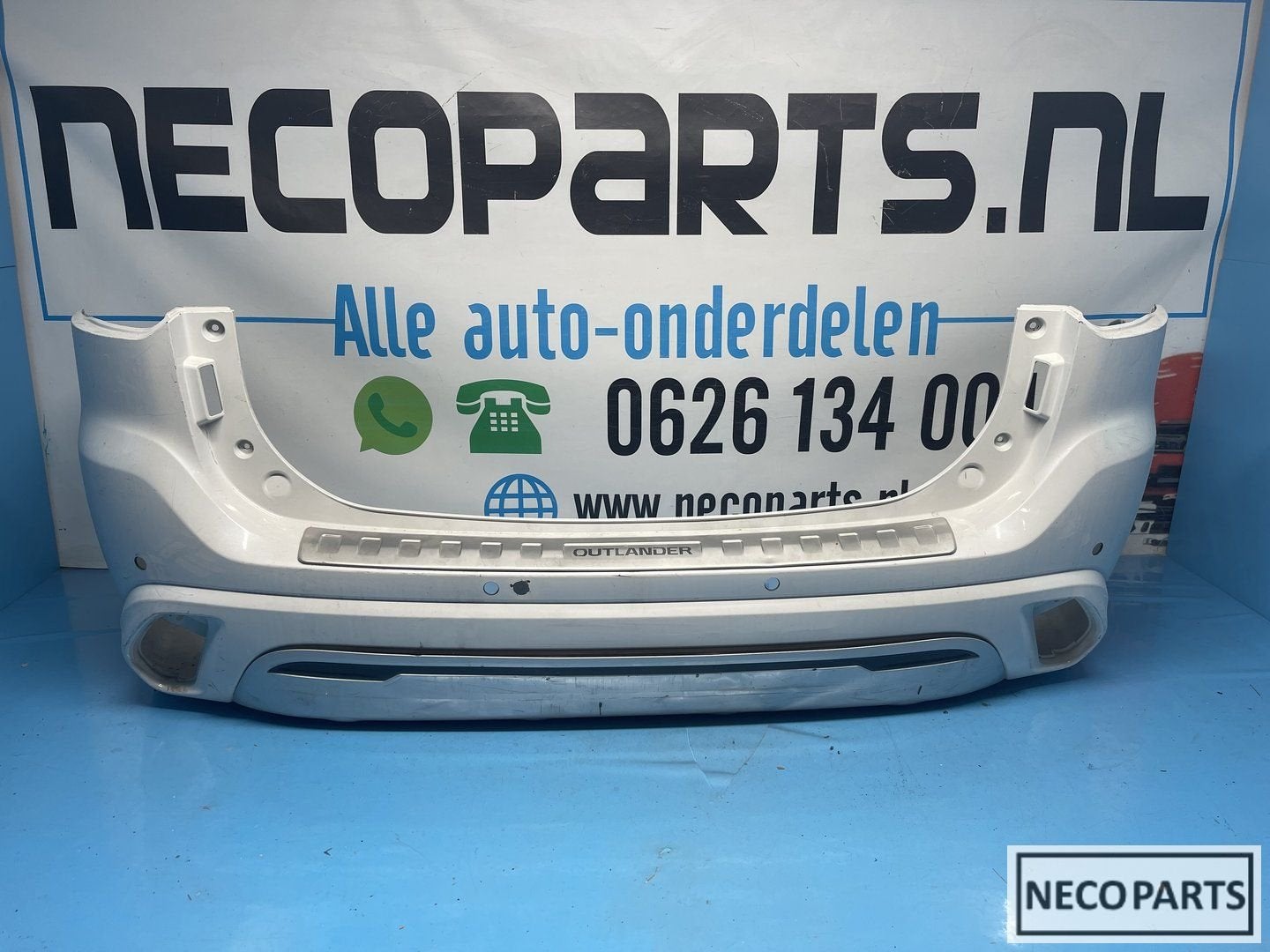 ACHTERBUMPER MITSUBISHI OUTLANDER BUMER ORIGINEEL!!!, Gebruikt, -, -, Ophalen of Verzenden