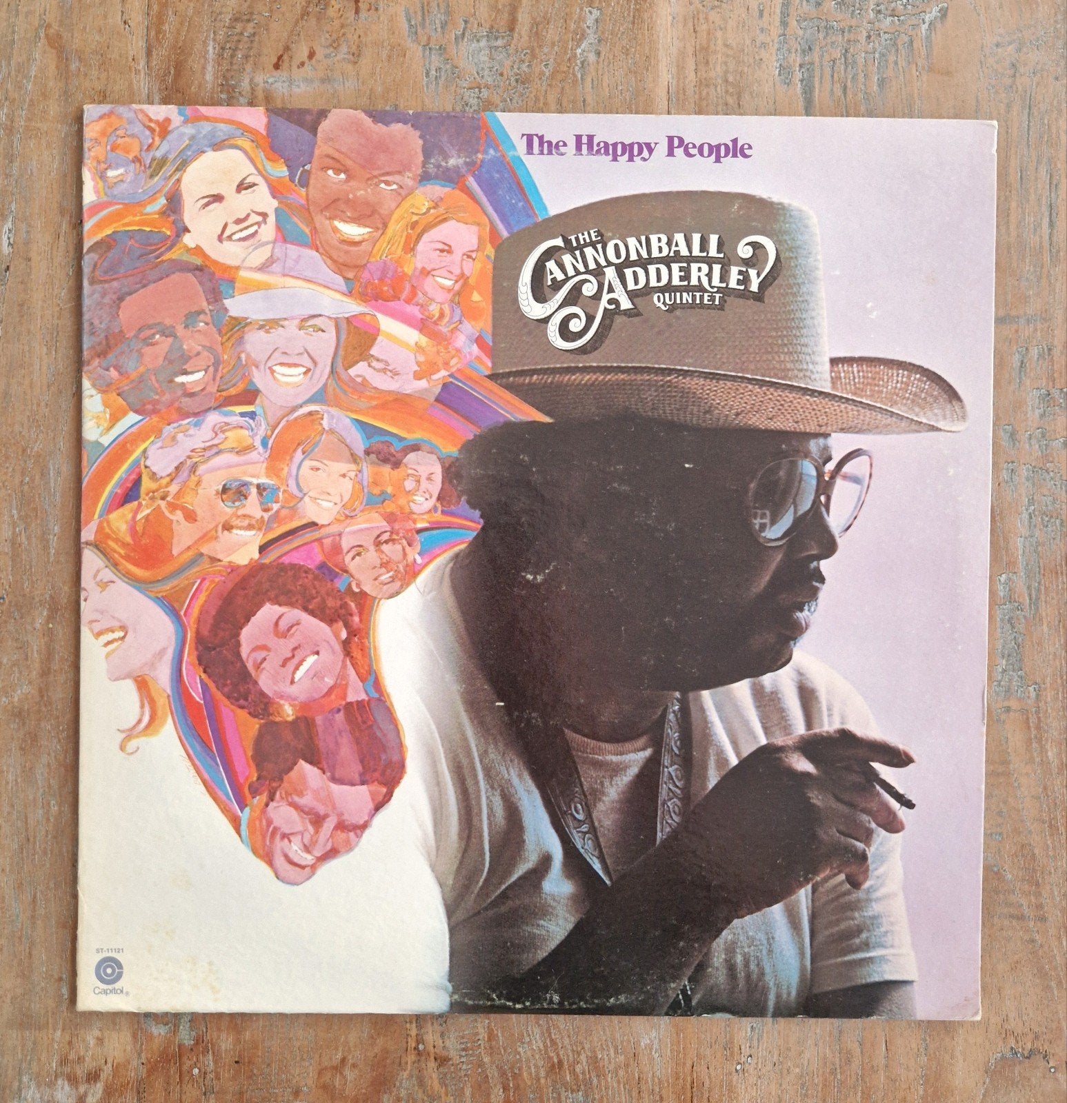The Cannonball Adderley quintet - The happy people, Gebruikt, 1980 tot heden, Ophalen of Verzenden, 12 inch