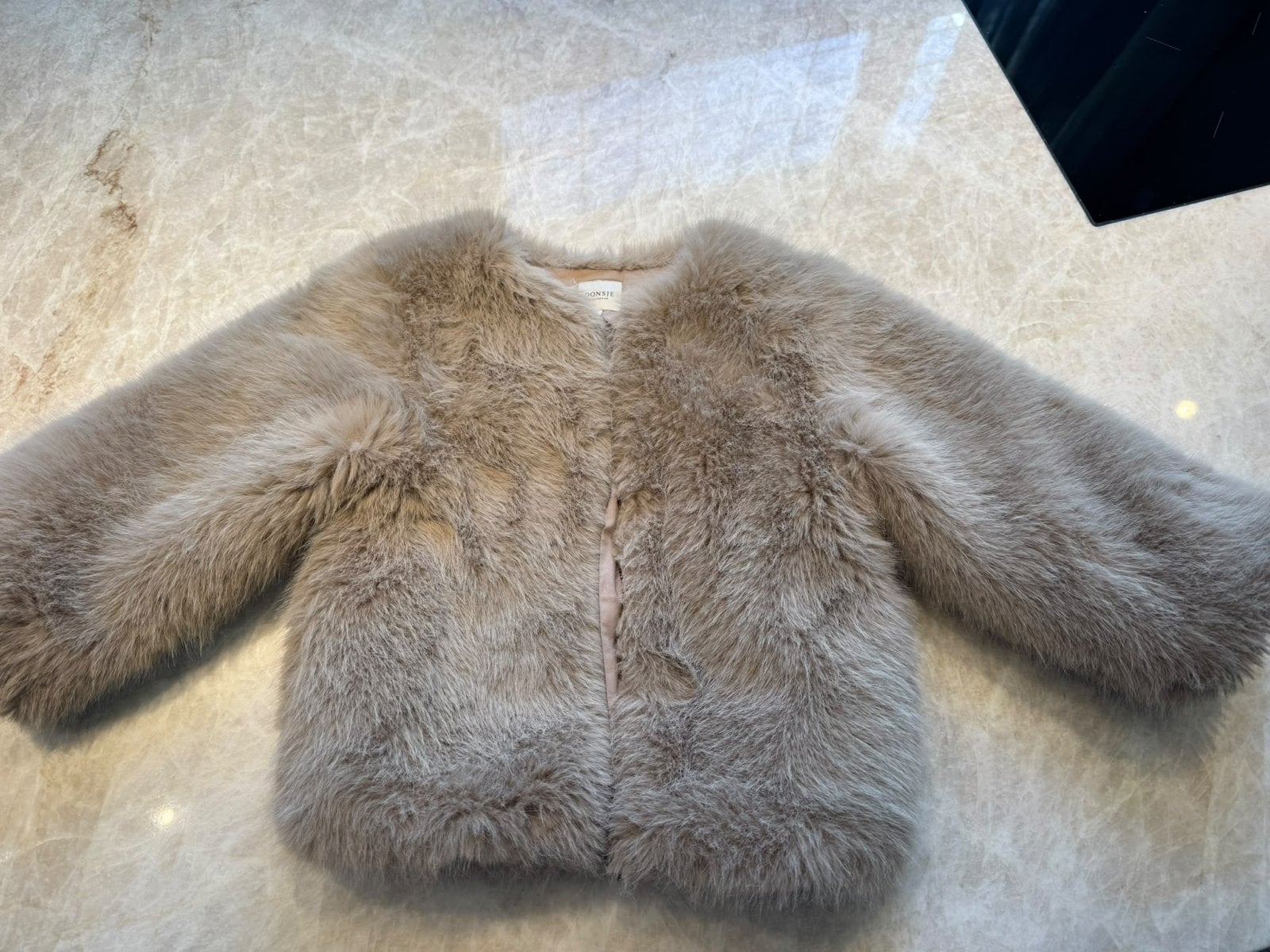Donsje Amsterdam Faux Fur Jasje - Zo goed als nieuw, Kinderen en Baby's, Ophalen of Verzenden, Zo goed als nieuw, Meisje