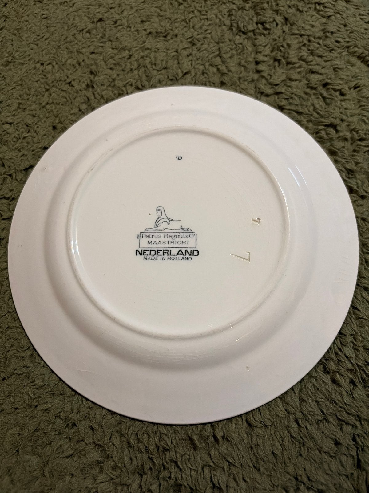Vintage Petrus Regout Maastricht bord - Haarlem, Antiek en Kunst, Antiek | Servies los, Ophalen