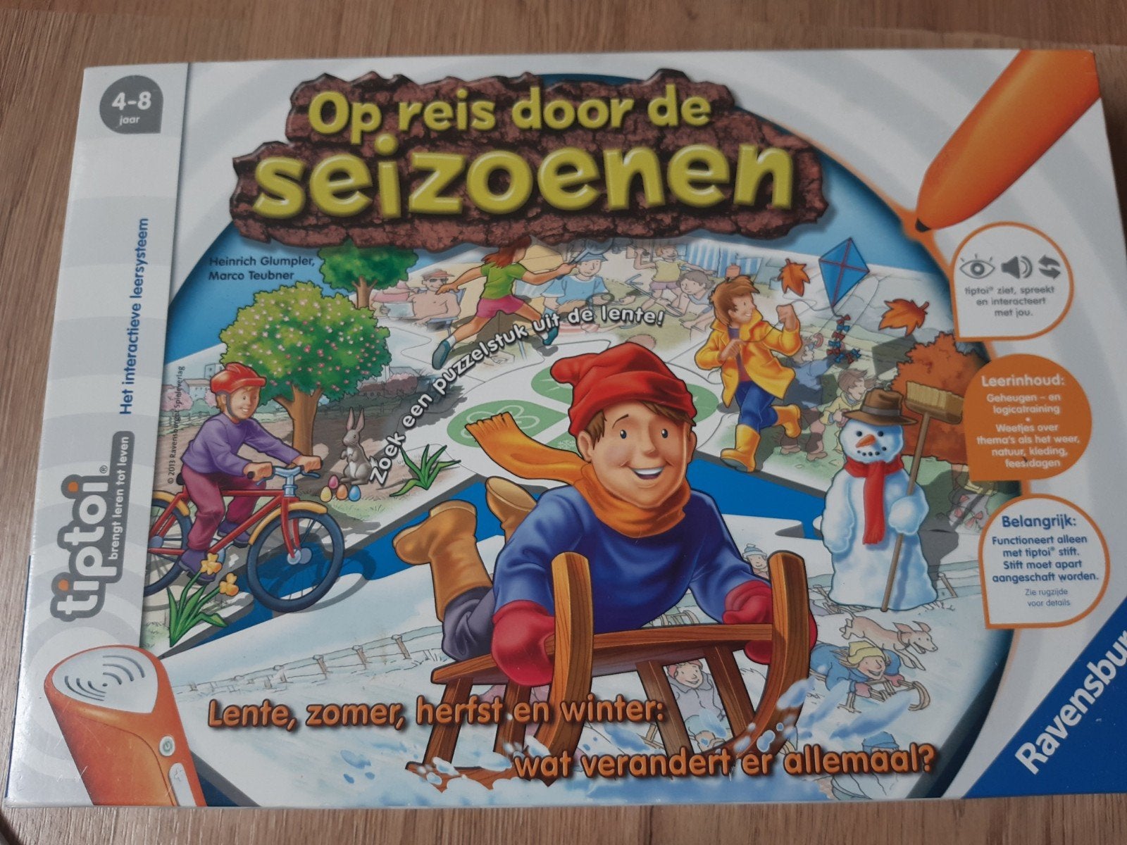 Tiptoi Op reis door de seizoenen - Interactief leersysteem, Kinderen en Baby's, Speelgoed | Educatief en Creatief, Ophalen of Verzenden