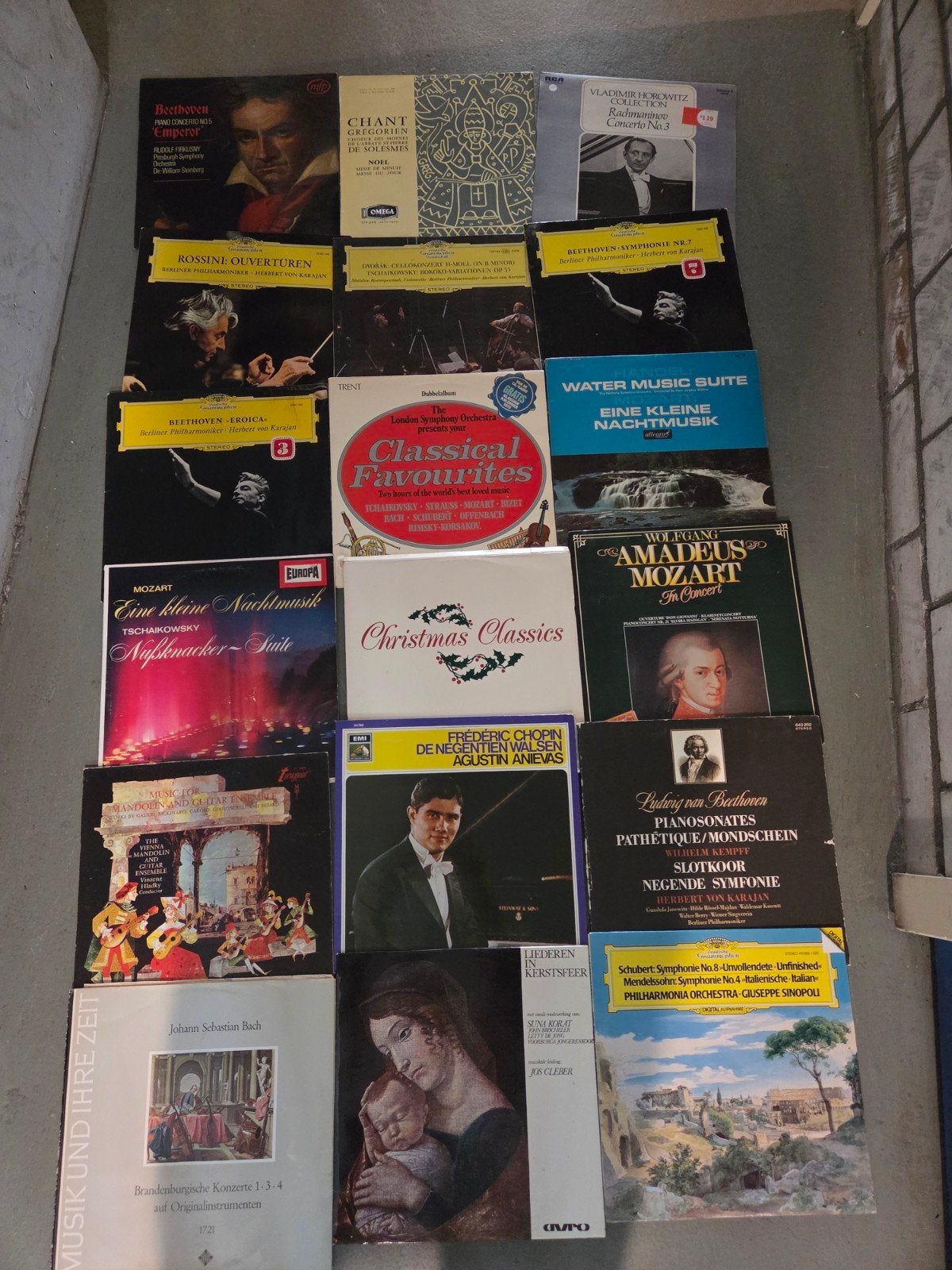 Klassieke lp's  ( 2 dozen vol ), Cd's en Dvd's, Ophalen
